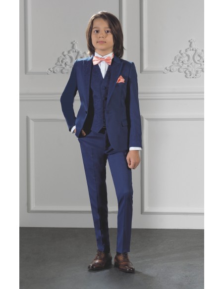 Costume Garçon de Mariage bleu Hugo