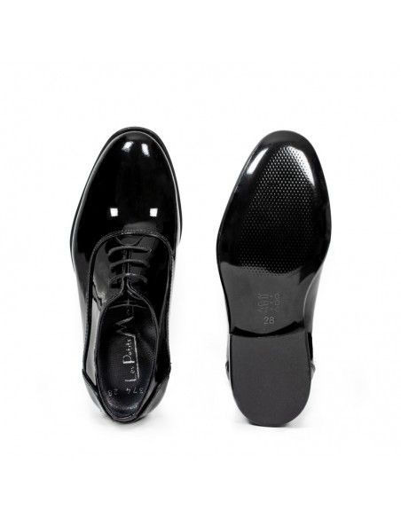 Chaussures Enfant de Cérémonie en cuir vernis | Noir