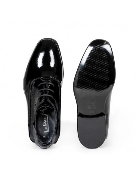 Chaussures de Cérémonie Enfant en cuir vernis | Noir