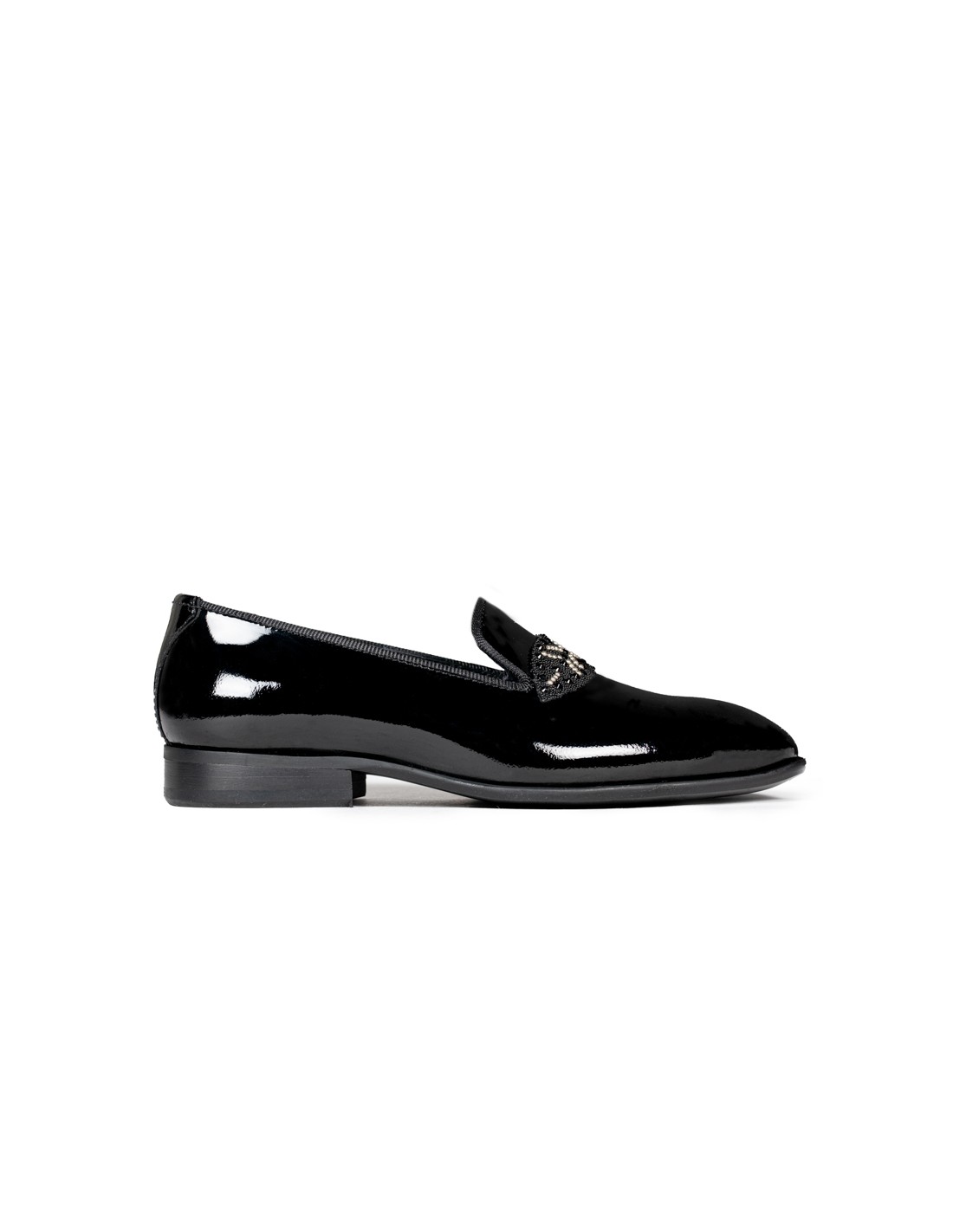 Chaussures Homme Classiques Noir Verni - Cérémonie & Élégance - Cuir Écologique - Fit Normal