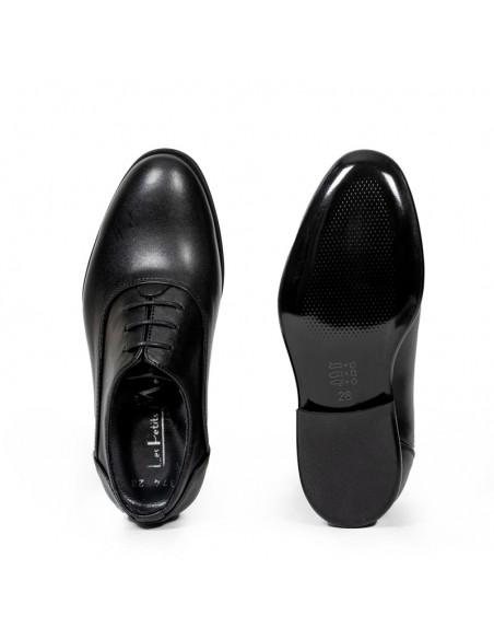 Chaussures Enfant de Cérémonie en cuir | Noir mat