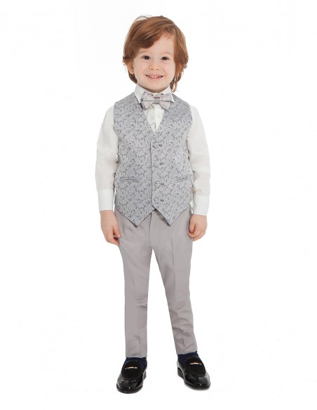 Costume Bébé Gris de Mariage