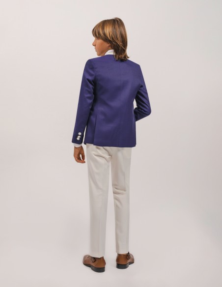 Costume garçon de mariage bleu roi | Ariel