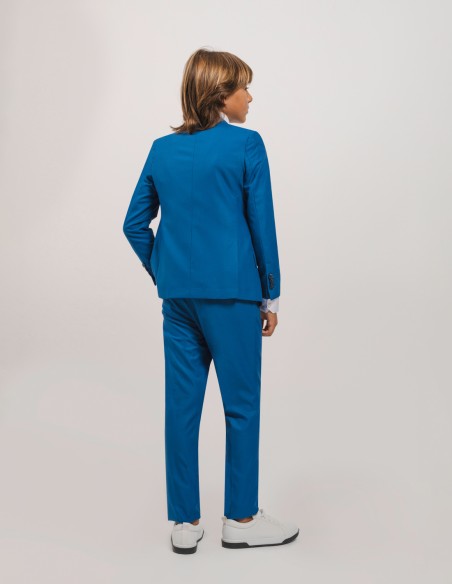 Costume enfant de cérémonie bleu indigo Evan