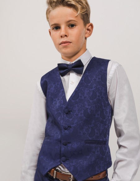 Costume Garçon de Cérémonie bleu roi Hugo