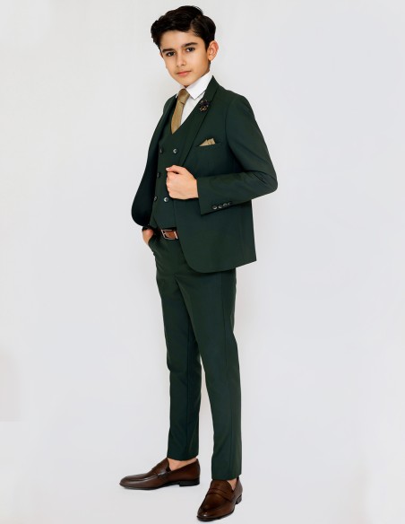 Costume Garçon Mariage Vert Enzo