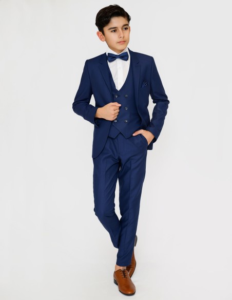 Costume Garçon Mariage bleu roi Enzo