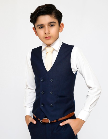 Costume Garcon Cérémonie bleu marine Enzo