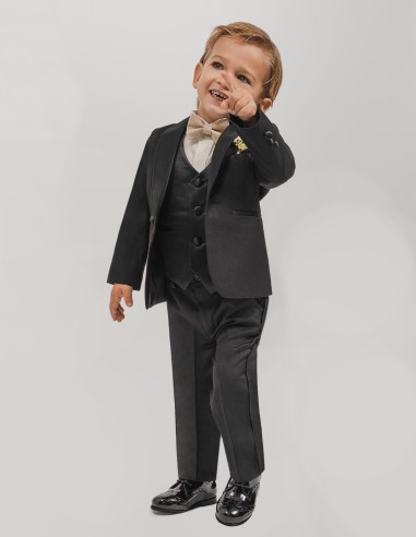 Costume Enfant Garçon Mariage 3PCS, Tenue Cérémonie/baptême Pour Enfant