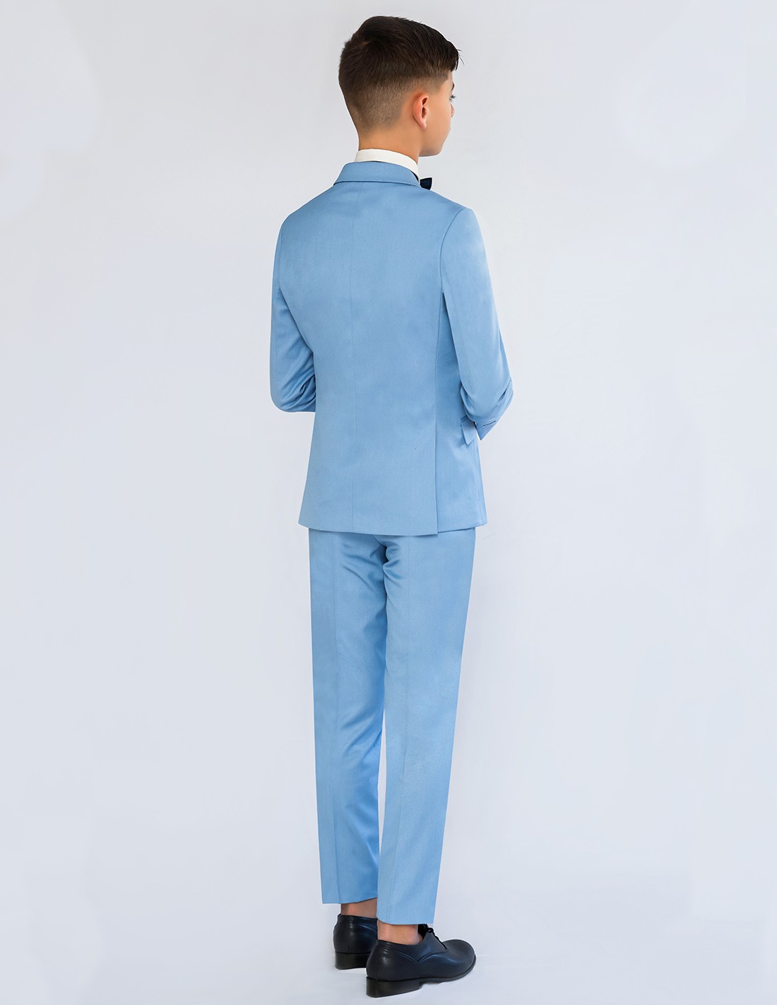 Costume garçon Nicolas bleu ciel pour mariage en jeans