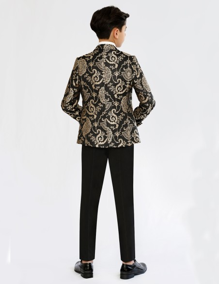 Costume Enfant Doré avec Motif Jacquard | Lucas