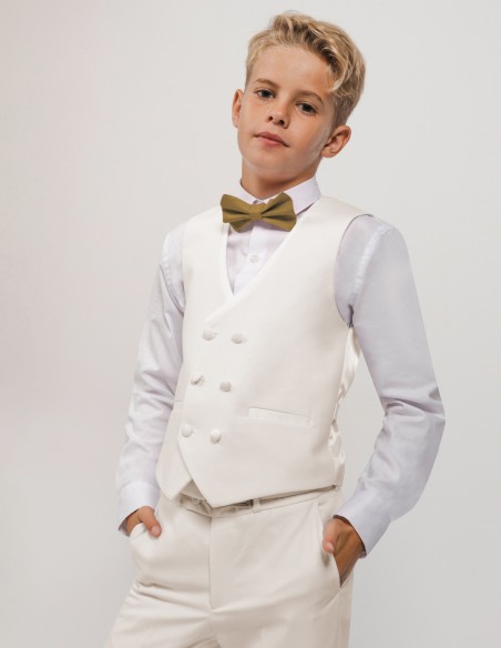 Costume garcon mariage ivoire Loic
