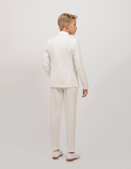 Costume Garçon de Communion blanc cassé | Loic