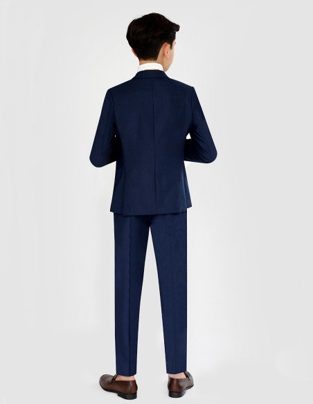 Costume Enfant de Cérémonie avec écusson bleu marine | William
