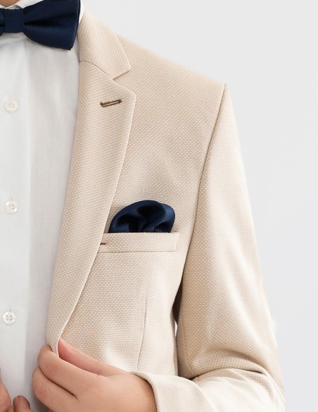 Costume Garçon Mariage beige - Gustave