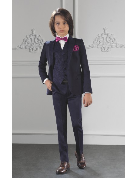 Costume Enfant de cérémonie bleu marine