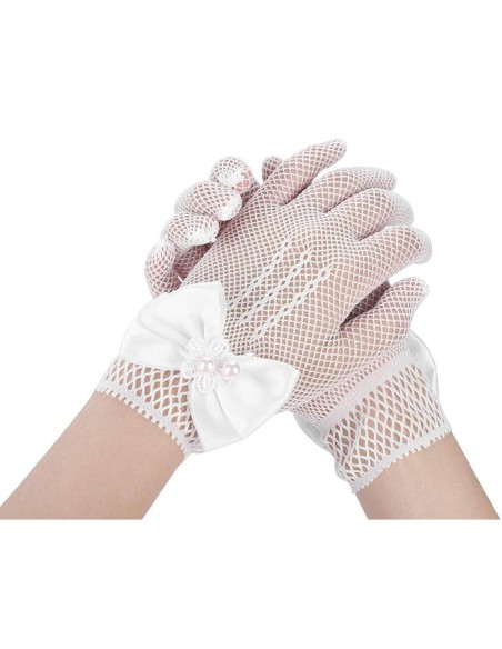 Gants de Cérémonie En Résille Pour Filles