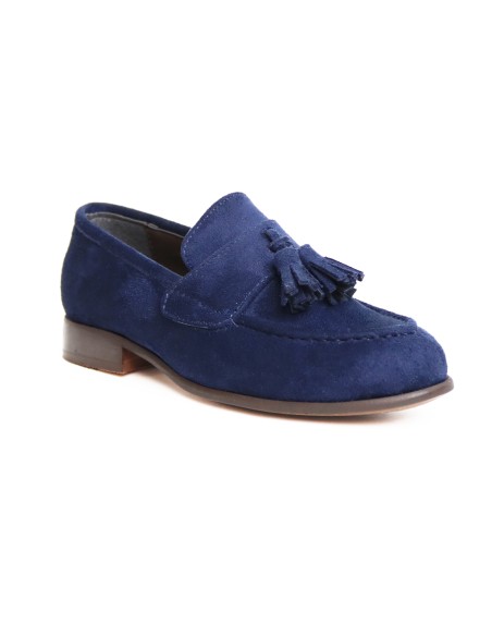 Mocassins Enfant Cuir Daim pour Cérémonie