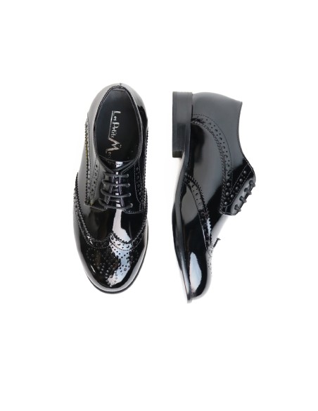 Chaussures Garçon de Cérémonie cuir | Noir Vernis