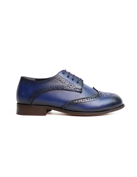 Chaussures Garçon de Cérémonie cuir | Bleu Marine Chaussures Garçon de Cérémonie cuir | Bleu Marine
