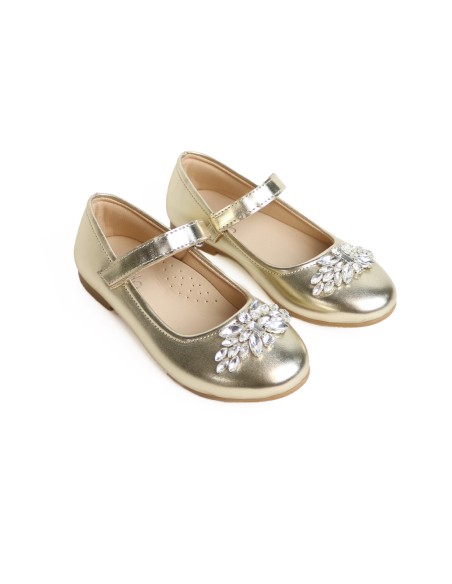 Ballerines Dorées Pour Cérémonie et Mariage Ballerines Dorées Pour Cérémonie et Mariage