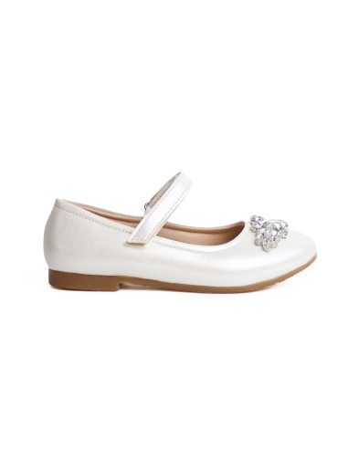 Chaussures Mary Jane Pour Fille - Cuir, Fermeture Velcro, Semelle Antidérapante, Taille 21 à 30 EU, Pour Cérémonie Ou Quotidien