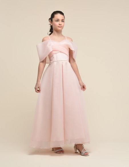 Robe de Cérémonie pour Fille - Rose Robe de Cérémonie pour Fille - Rose