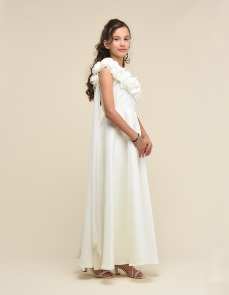 Robe de Cérémonie et Mariage Pour Fille - Ivoire