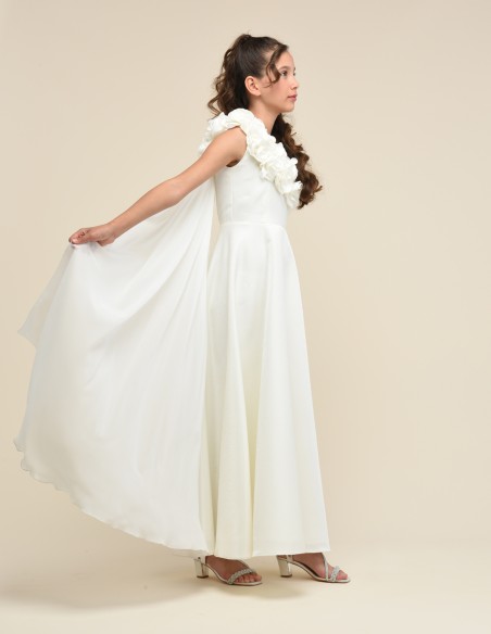 Robe de Cérémonie et Mariage Pour Fille - Ivoire