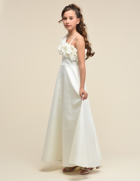 Robe pour Fille de Cérémonie - Ivoire