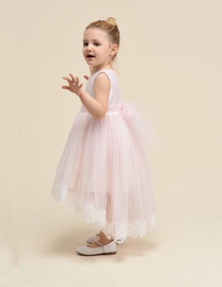 Robe Bébé de Cérémonie et Mariage rose