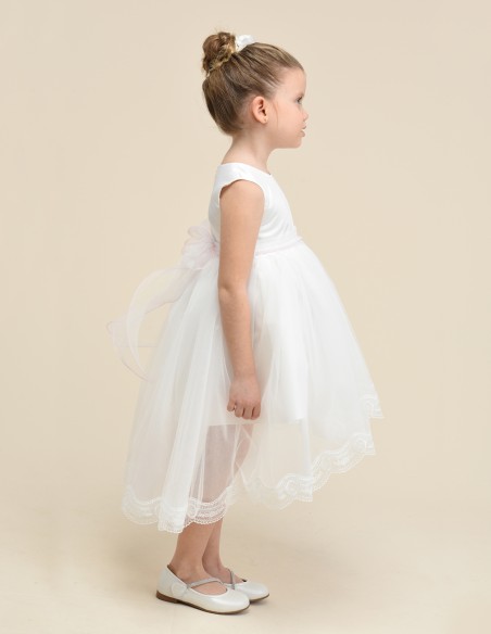 Robe pour Bébé Fille de Baptême Ivoire - Patricia