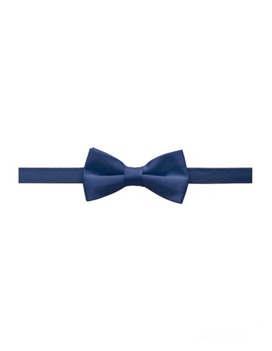 Noeud papillon enfant bleu marine en satin