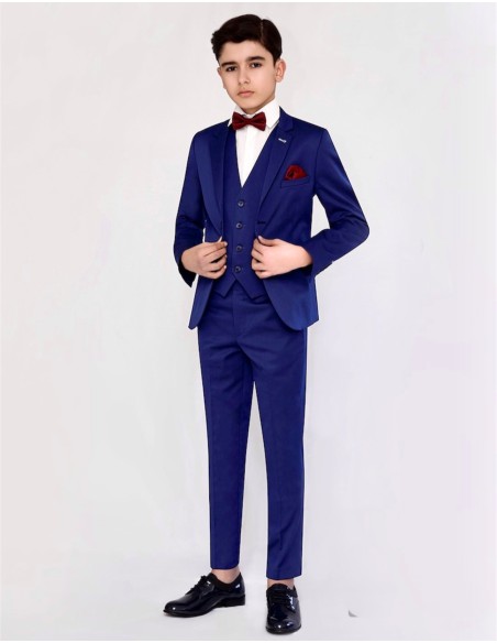Costume Garçon Mariage bleu roi - Jeremy Costume Garçon Mariage bleu roi - Jeremy
