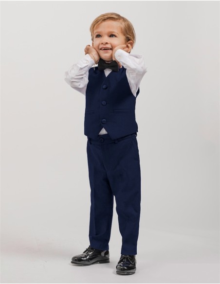 Tenue de Mariage Bébé Garçon Bleu Marine | Loic