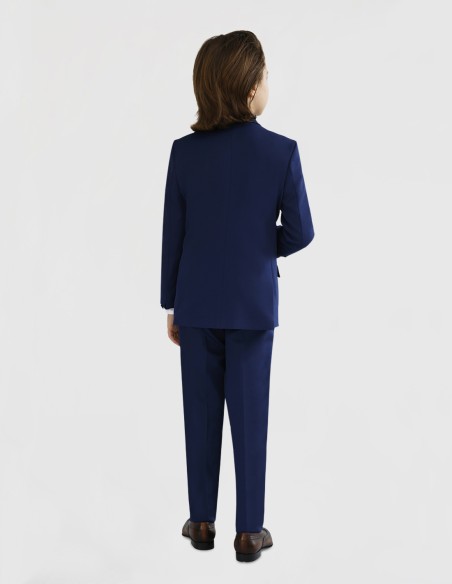 Costume Garçon de Cérémonie Bleu Roi Croisé - Victor