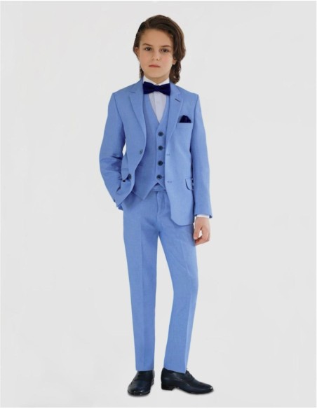 Costume Garçon Mariage bleu ciel - Costume Garçon Mariage bleu ciel -