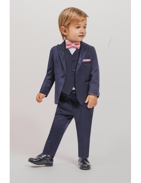 Costume Bébé de Cérémonie Bleu Marine