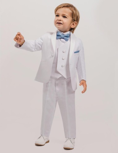 Costume Bébé de Baptême Blanc