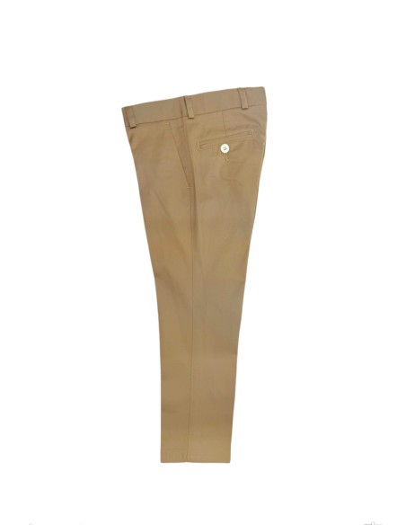 Pantalon Chino Garçon en Coton | Beige