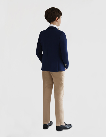 Costume Enfant de Cérémonie Bleu et Beige | THEODORE