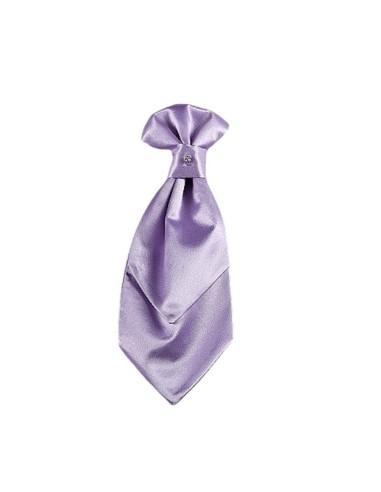 Cravate Lavallière Enfant en Satin - violet parme