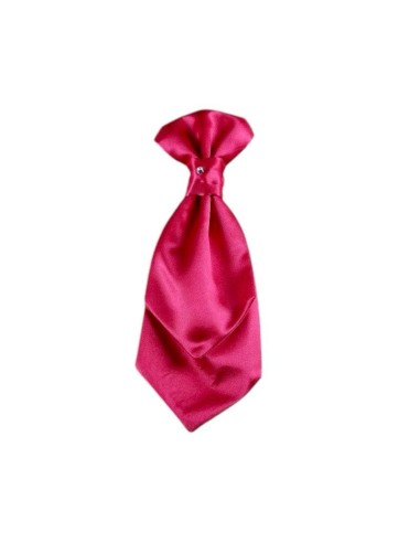 Cravate Lavallière Enfant en Satin - rose fuchsia