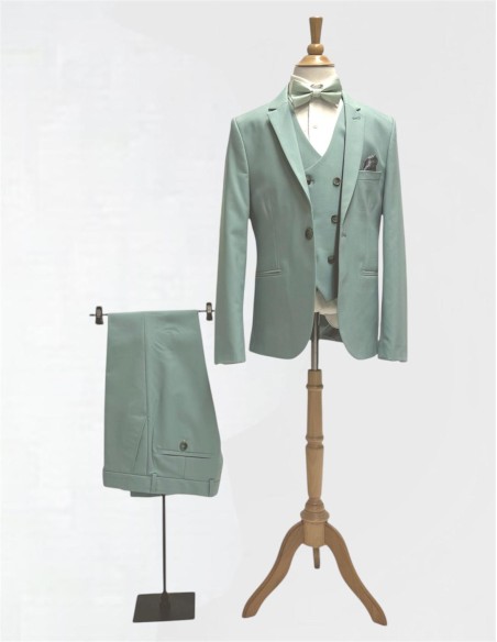 Costume Enfant de Cérémonie Vert Sauge - Enzo