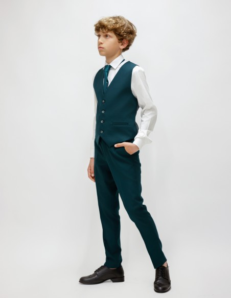 Costume Enfant de Cérémonie Vert Foncé