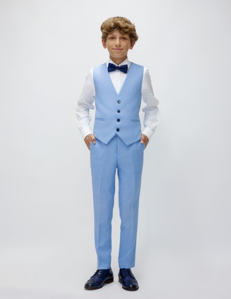 Costume Enfant Bleu ciel de Mariage
