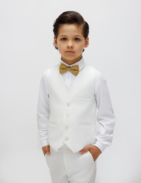 Tenue de communion garçon gilet et pantalon