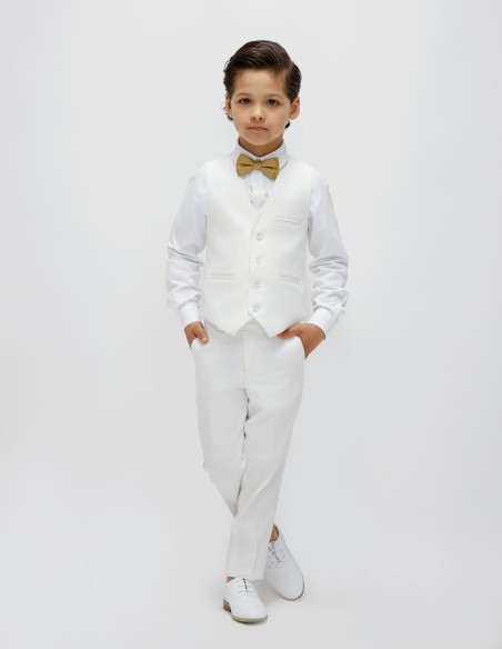 Tenue de communion garçon gilet et pantalon