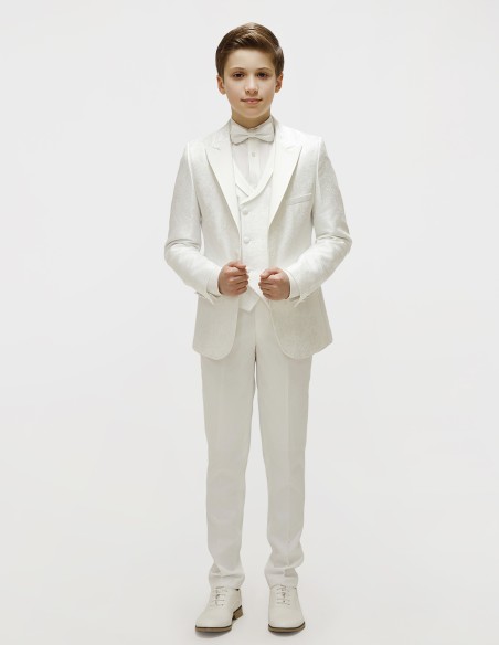 Costume Garçon Mariage Blanc