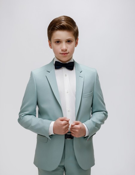 Costume Garçon De Mariage Vert Sauge